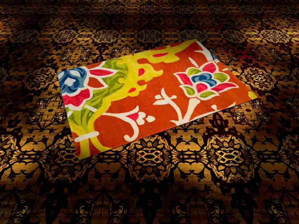 Large pattern rug 